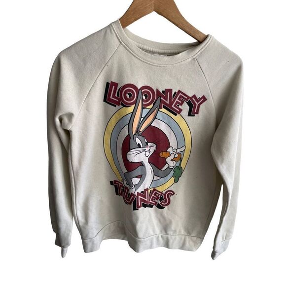 Looney Tunes Crewneck Pullover Bugs Bunny - Picture 1 of 4